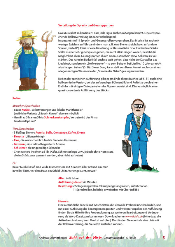 Zoff auf der Wiese (Musical) – Bild 3