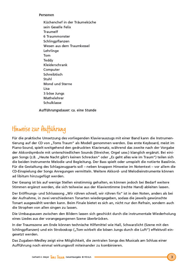 Toms Traum (Musical) – Bild 7