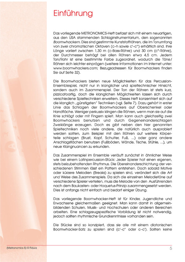 Metronomics 5: TUBULAR MUSIC – Bild 4